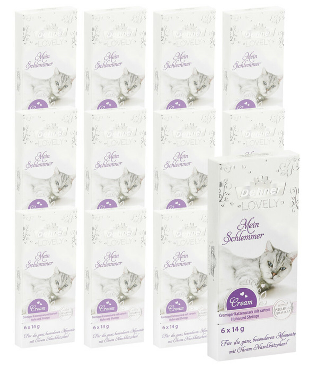 Bild 1 von Dehner Premium Lovely Katzensnack Mein Schlemmer, 12 x 6 x 14 g
