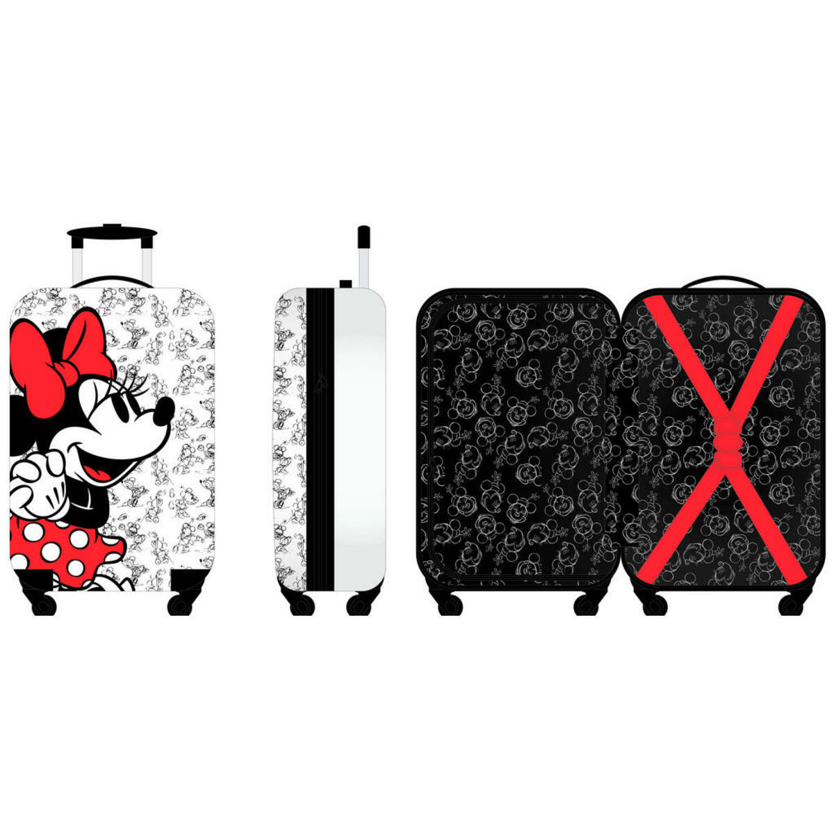 Bild 1 von Disney HANDGEPÄCK-KOFFER Rot, Schwarz, Weiß