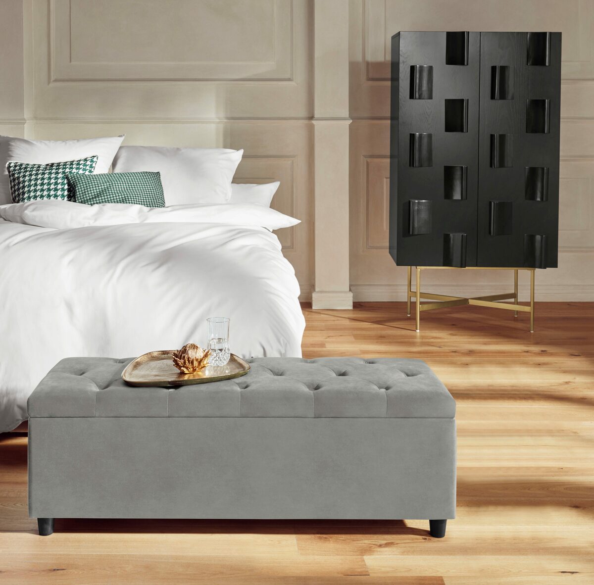 Bild 2 von Guido Maria Kretschmer Home&Living Bettbank Relaxy, gesteppt, mit Staufach