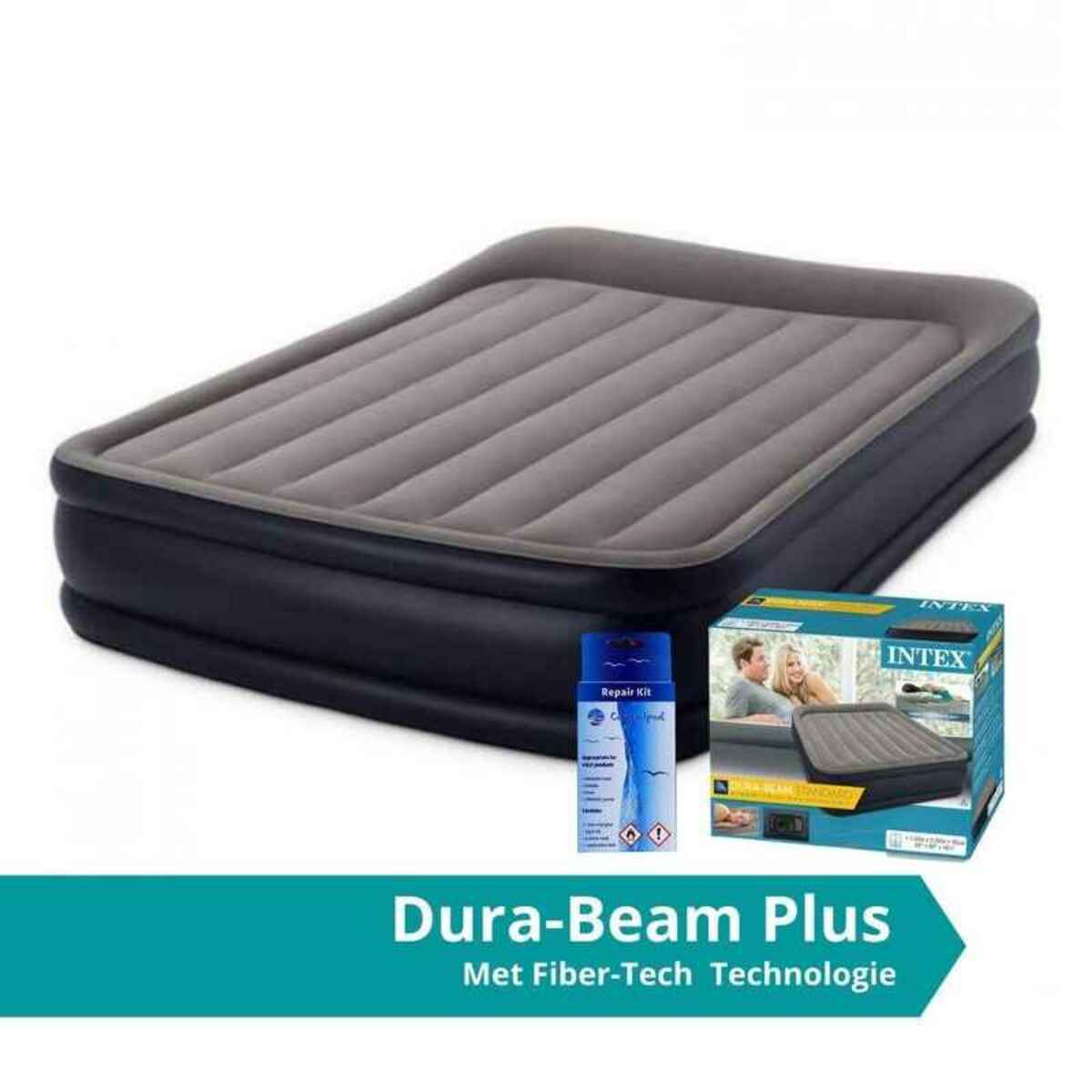 Bild 1 von Deluxe Pillow Rest Queen - Luftmatratze -203x152x42cm - Einschließlich Zubehör