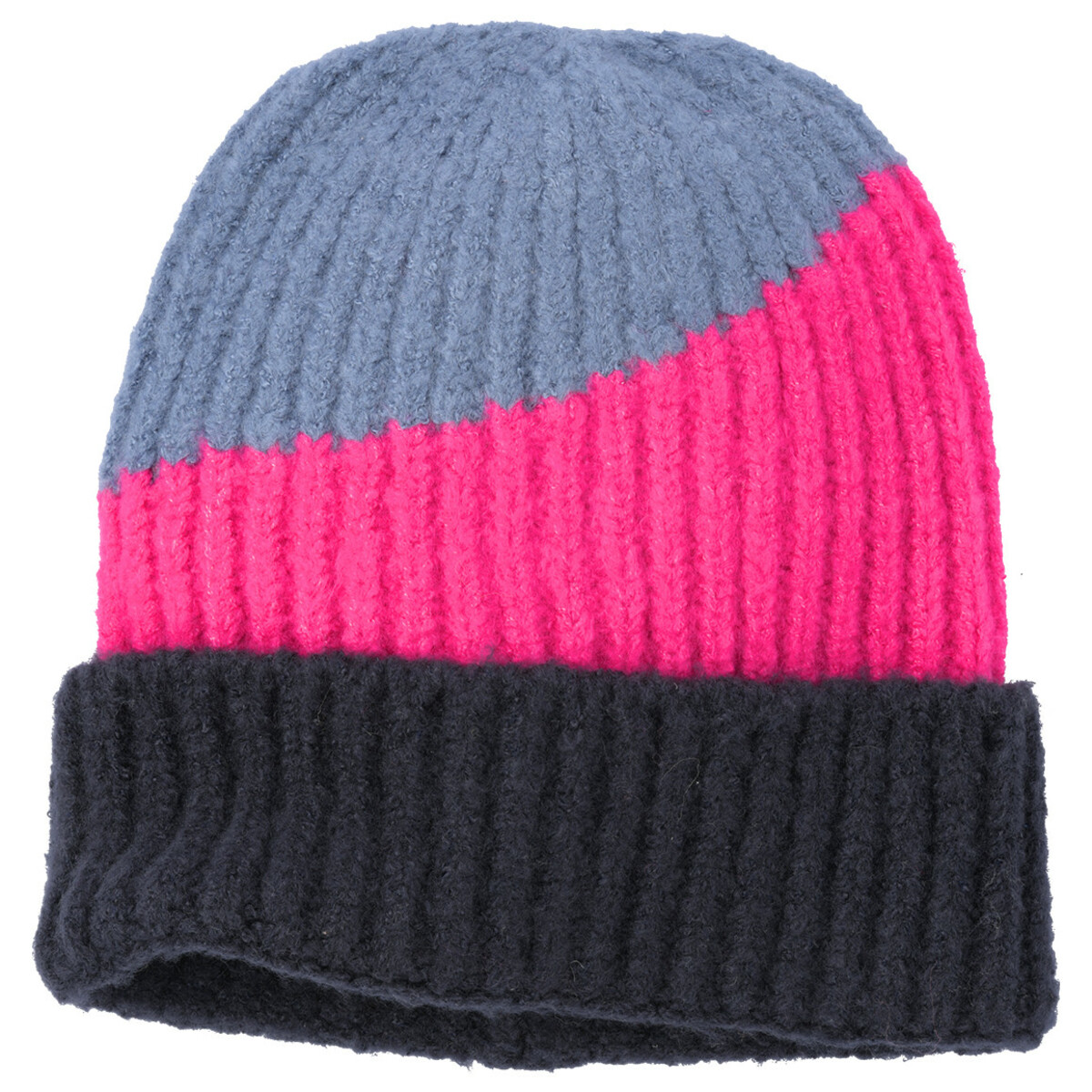 Bild 1 von Damen Strickmütze mit Blockstreifen