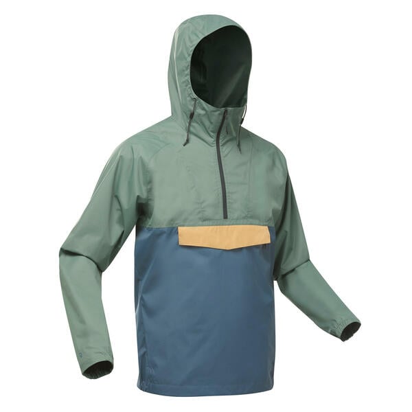 Bild 1 von Wanderjacke Herren wasserdicht - NH150 grün/grau