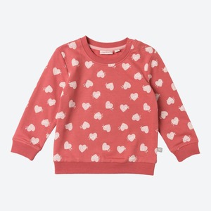 Baby-Mädchen-Sweatshirt mit Herz-Designs