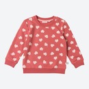 Bild 1 von Baby-Mädchen-Sweatshirt mit Herz-Designs