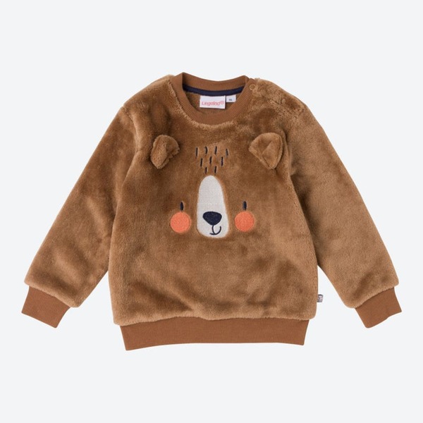 Bild 1 von Baby-Jungen-Sweatshirt mit 3D-Ohren-Applikation