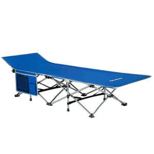 KINGCAMP Feldbett XL Outdoor Camping Liege Klappbett Gäste Bett Stahl 190x67 cm