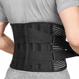 Sintech Rückenbandage Rückenstützgürtel, Stützt den unteren Rücken und lindert Schmerzen, XL, Bietet stabile Unterstützung für die Lendenwirbelregion