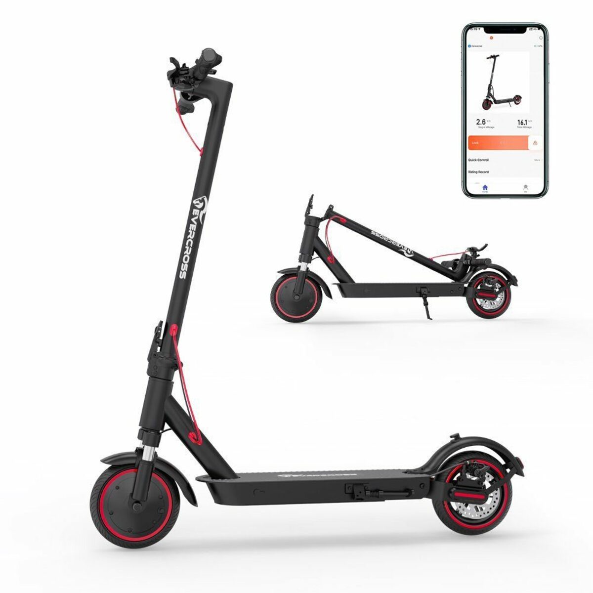 Bild 1 von Evercross E-Scooter, mit Straßenzulassung ABE mit APP, 8.5" E-roller Max 25km