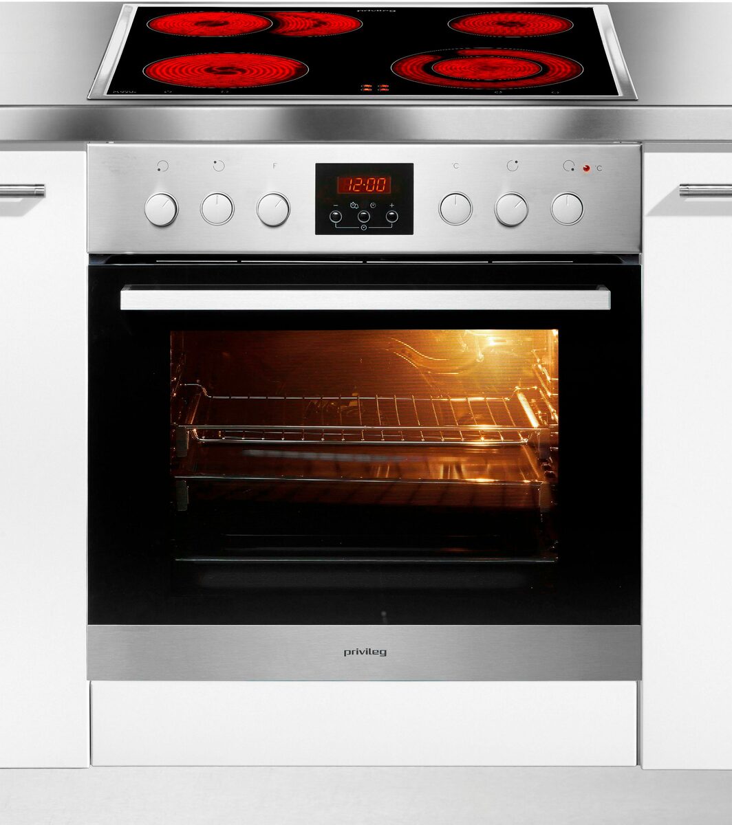 Bild 1 von Privileg Elektro-Herd-Set SET PV920 IN, mit Backauszug, Hydrolyse, mit Restwärmeanzeige, 50 Monate Herstellergarantie