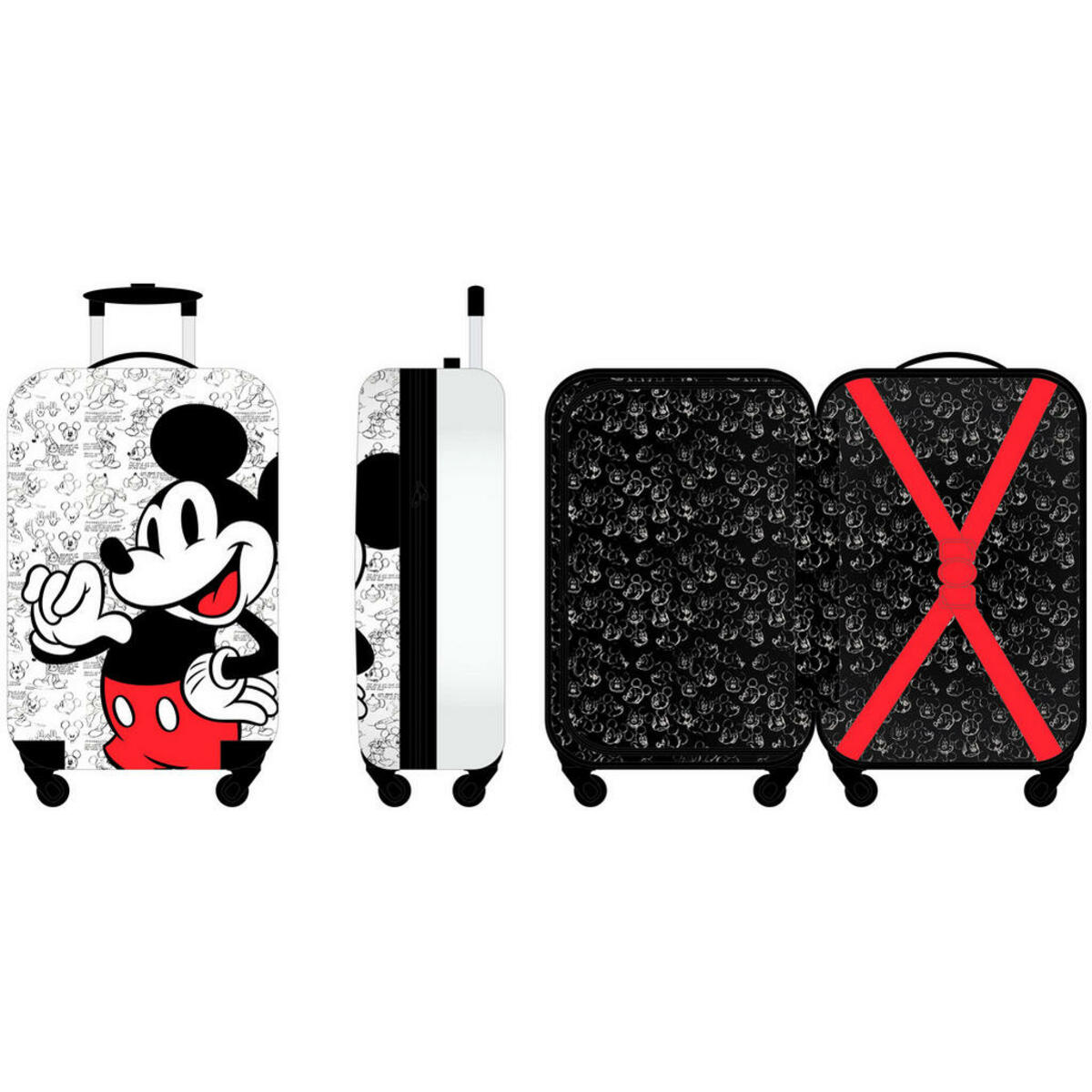 Bild 1 von Disney HANDGEPÄCK-KOFFER Rot, Schwarz, Weiß