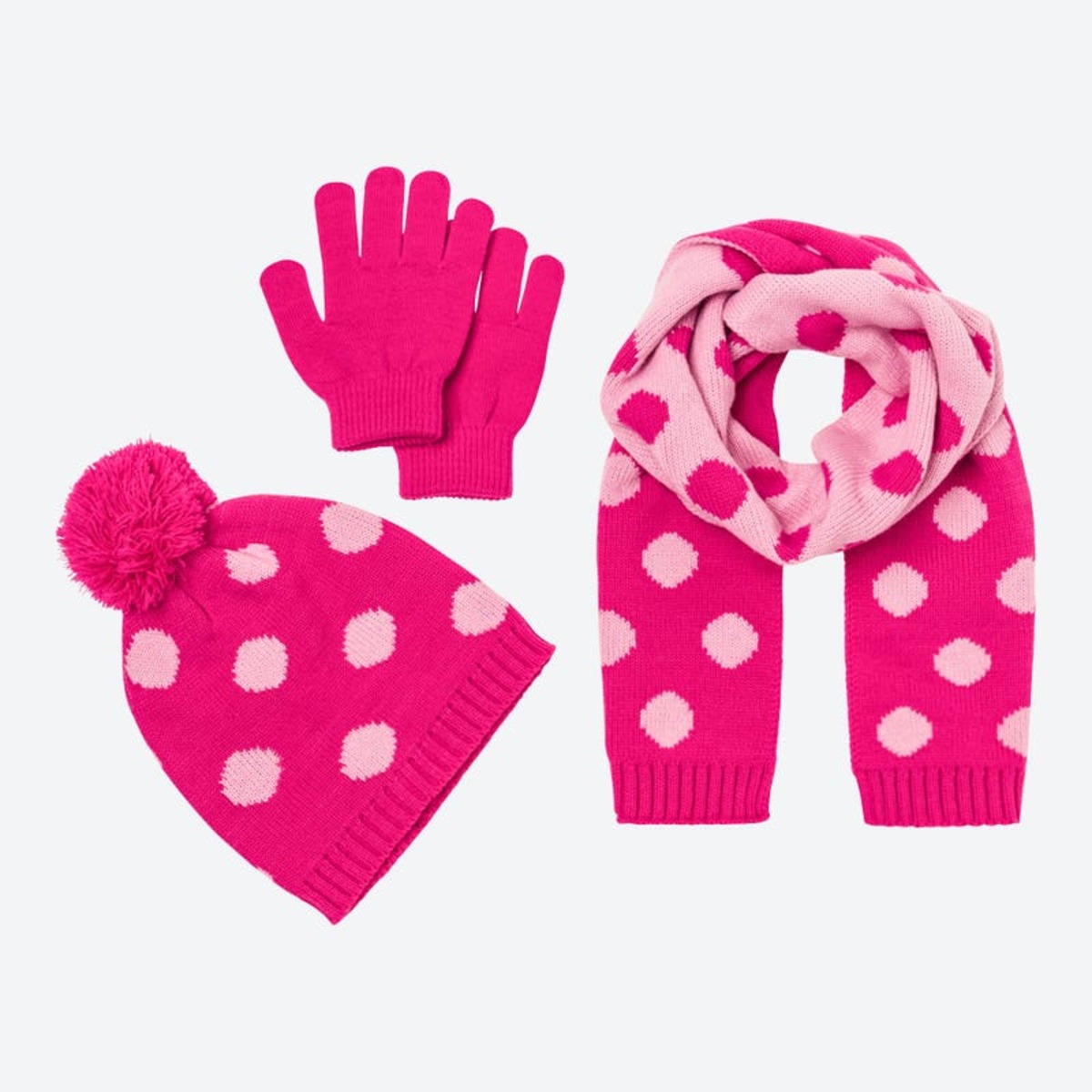 Bild 1 von Kinder-Winter-Set mit schönem Muster, 3er-Set