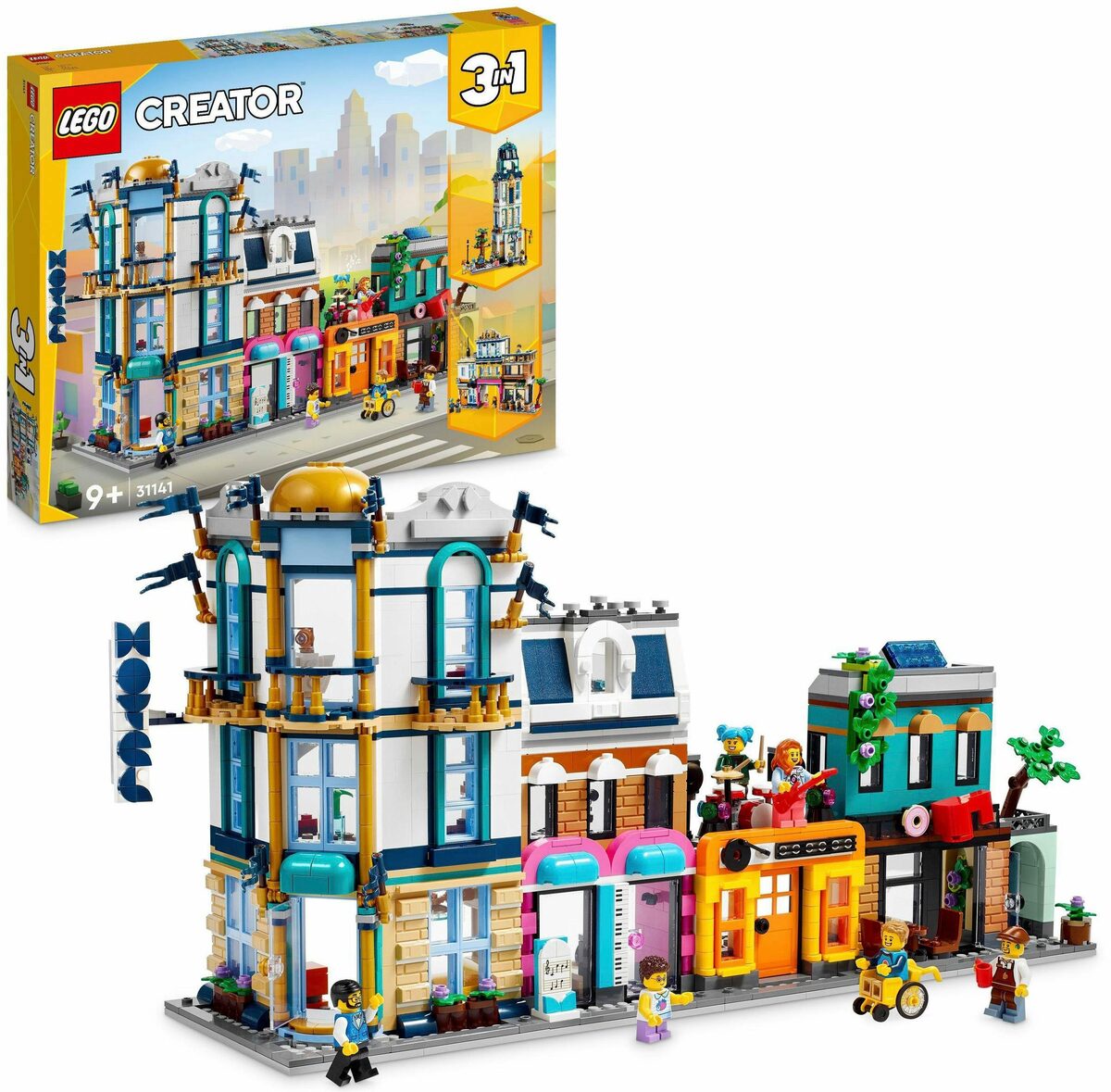 Bild 1 von LEGO® Konstruktionsspielsteine Hauptstraße (31141), LEGO® Creator, (1459 St), Made in Europe