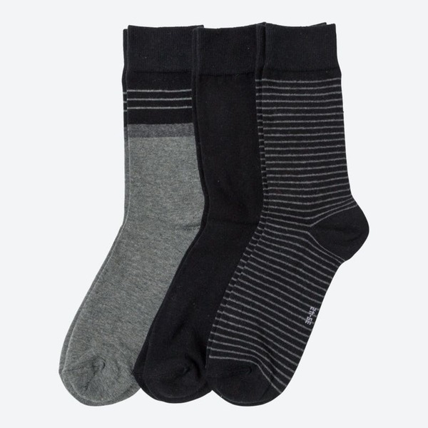 Bild 1 von Herren-Socken mit unterschiedlichem Muster, 3er-Pack