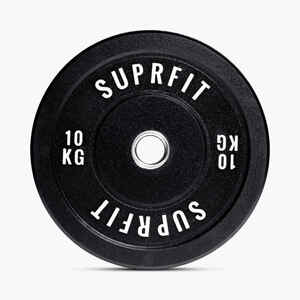 Suprfit HI-TEMP White Logo Bumper Plates (Einzeln) - 10 kg