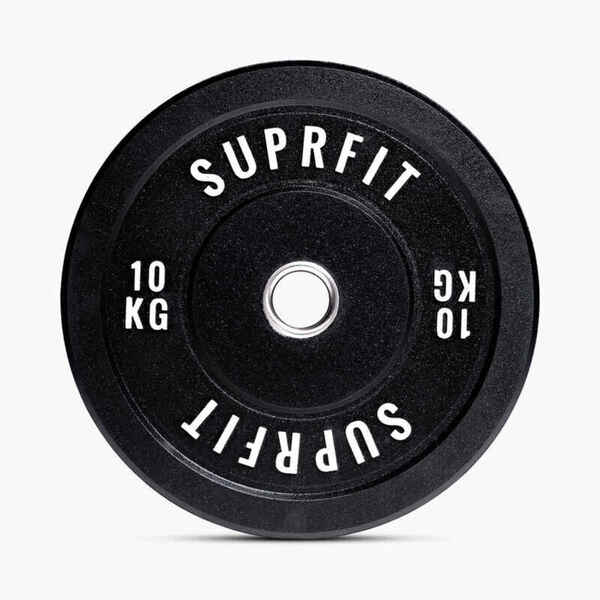 Bild 1 von Suprfit HI-TEMP White Logo Bumper Plates (Einzeln) - 10 kg