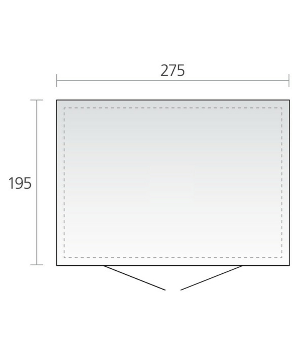Bild 2 von Biohort Gerätehaus HighLine H2, ca. B275/H222/T195 cm