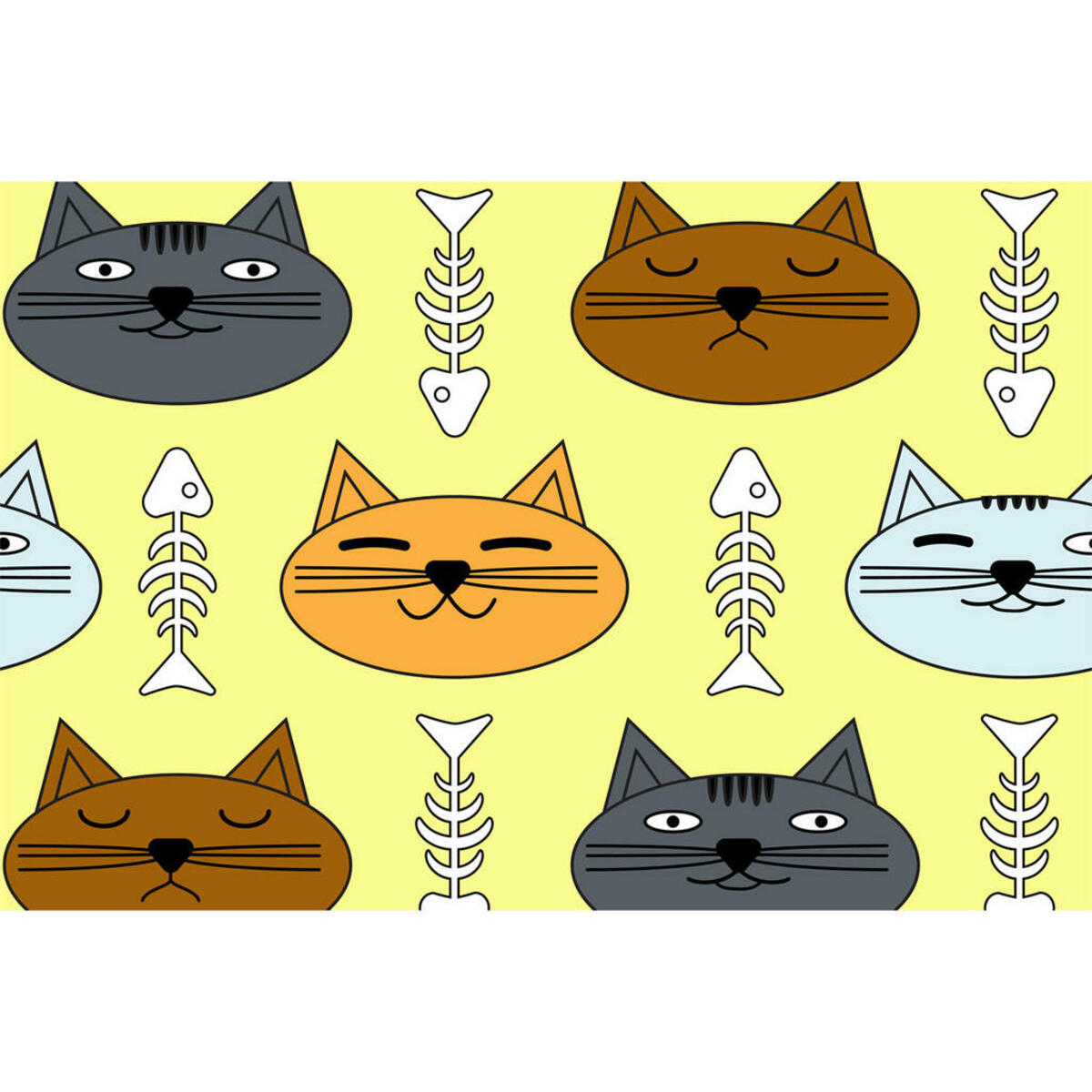 Bild 1 von XXXLutz NAPFUNTERLAGE Gelb, Mehrfarbig