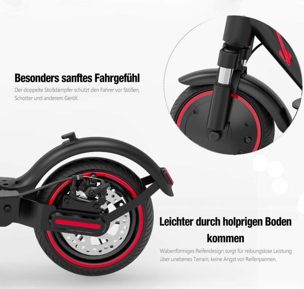 Bild 2 von Evercross E-Scooter, mit Straßenzulassung ABE mit APP, 8.5" E-roller Max 25km