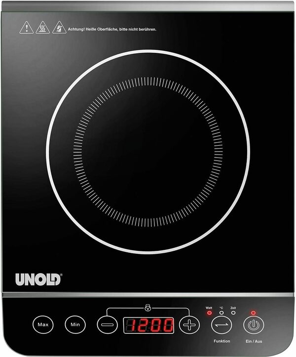 Bild 2 von Unold Einzel-Induktionskochplatte 58105 Elegance, bis 2.000 Watt