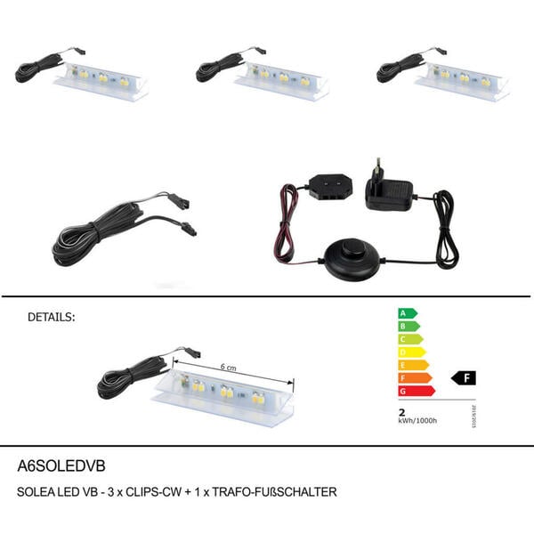 Bild 1 von Carryhome GLASBODENBELEUCHTUNGS-SET