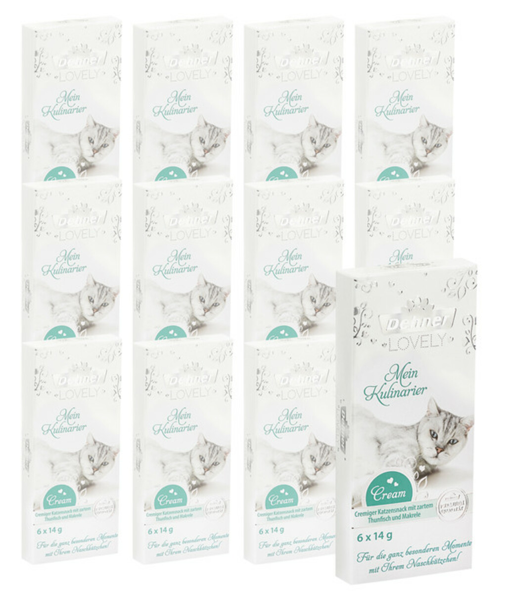 Bild 1 von Dehner Premium Lovely Katzensnack Mein Kulinarier, 12 x 6 x 14 g