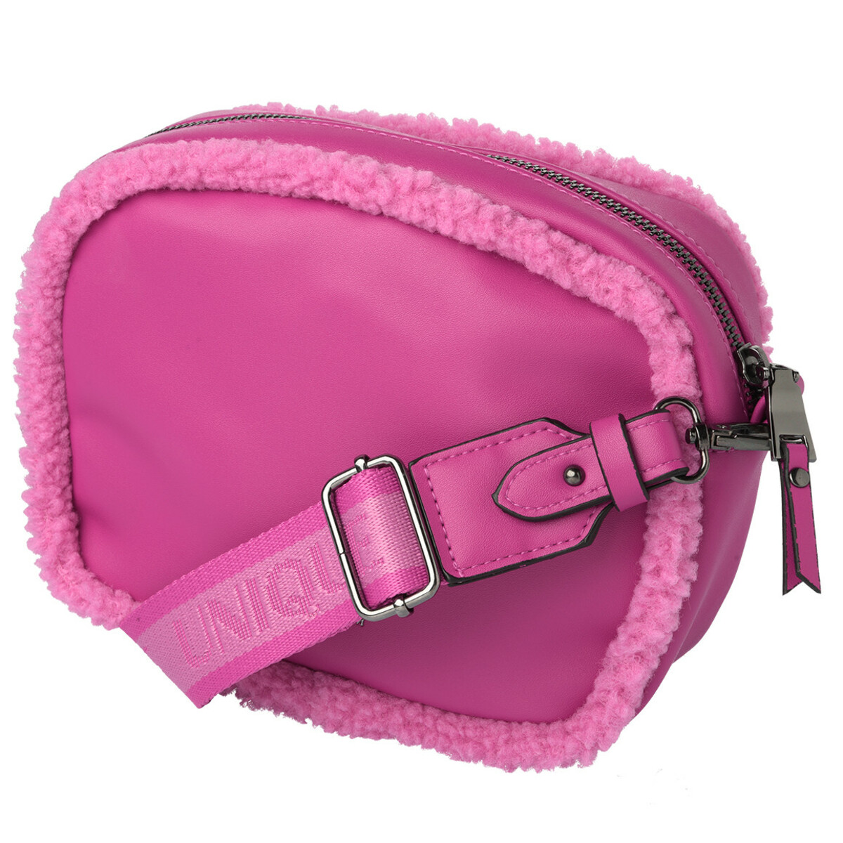 Bild 1 von Damen Umhängetasche mit Plüschbesatz