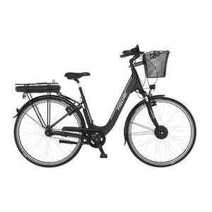 FISCHER City E-Bike Cita ECU 2200 - schwarz, RH 44 cm, 28 Zoll, 418 Wh Rücktritt