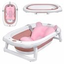 Bild 1 von AUFUN Babybadewanne Baby Badewanne PP&TPE Babywanne Badewannensitz, Faltbare