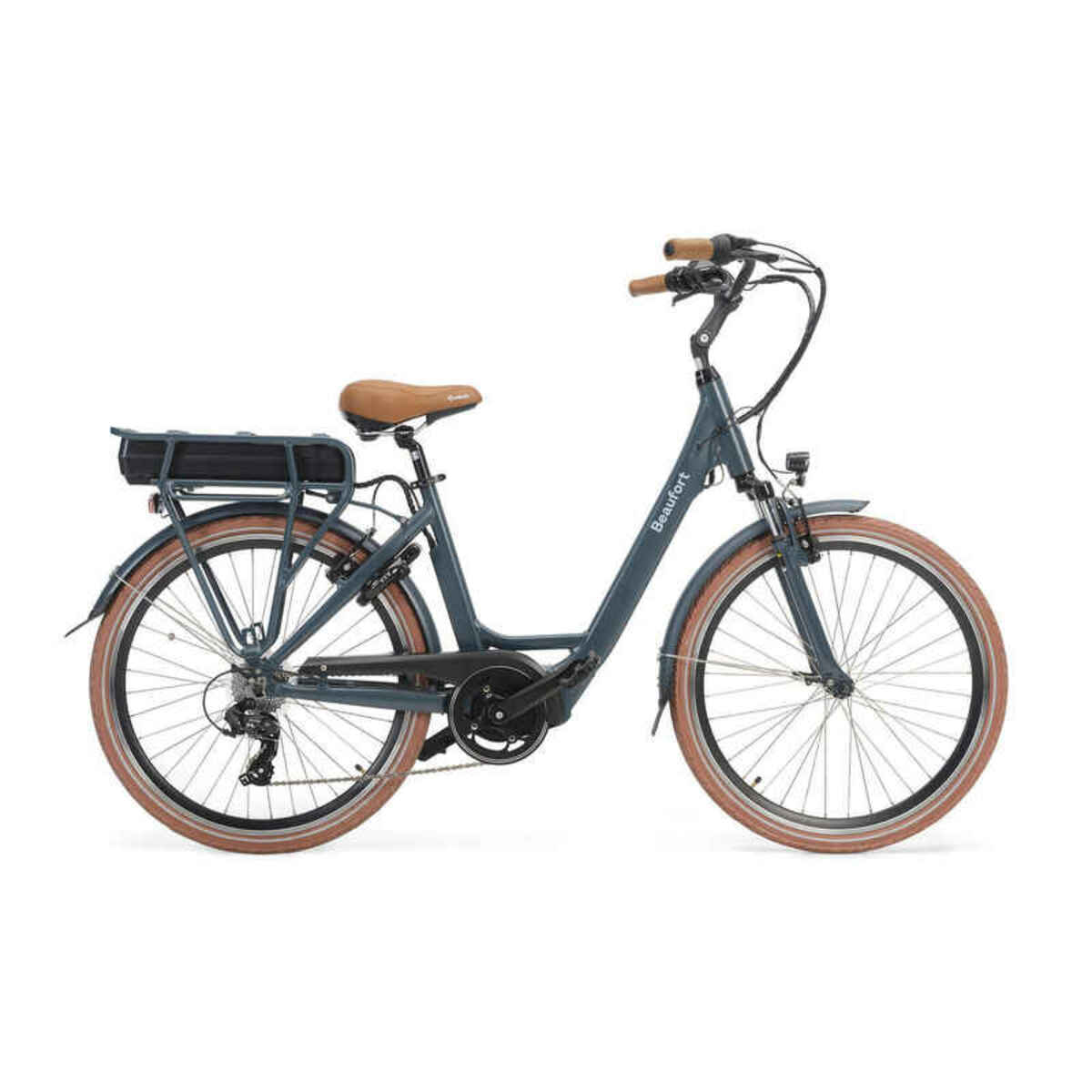 Bild 1 von Damen-Elektrofahrrad Bonnie 49 cm, 26 Zoll, 7 Sp, Rackley grau