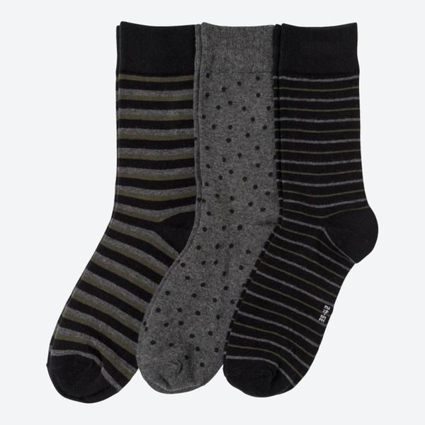 Bild 1 von Herren-Socken mit unterschiedlichem Muster, 3er-Pack