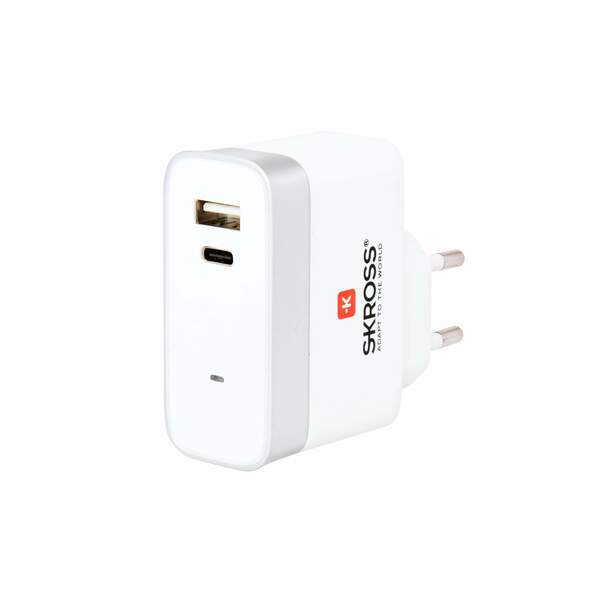 Bild 2 von SKROSS
              
                 2 PORT CHARGER EU TYP-C - Akkuladegerät