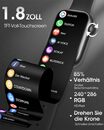 Bild 3 von Yuede Smartwatch Damen und Herren, Fitness Tracker Uhr Mit Sprachanruf, Smartwatch (5,10 cm/2,01 Zoll) mit Herzfrequenzmessung, Schrittmessung, Blutsauerstoffmessung, Fitness Uhr mit Schrittzäh