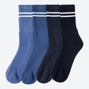 Bild 1 von Herren-Tennis-Socken mit Streifen, 4er-Pack