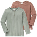 Bild 1 von 2 Kinder Langarmshirts aus Waffel-Piqué