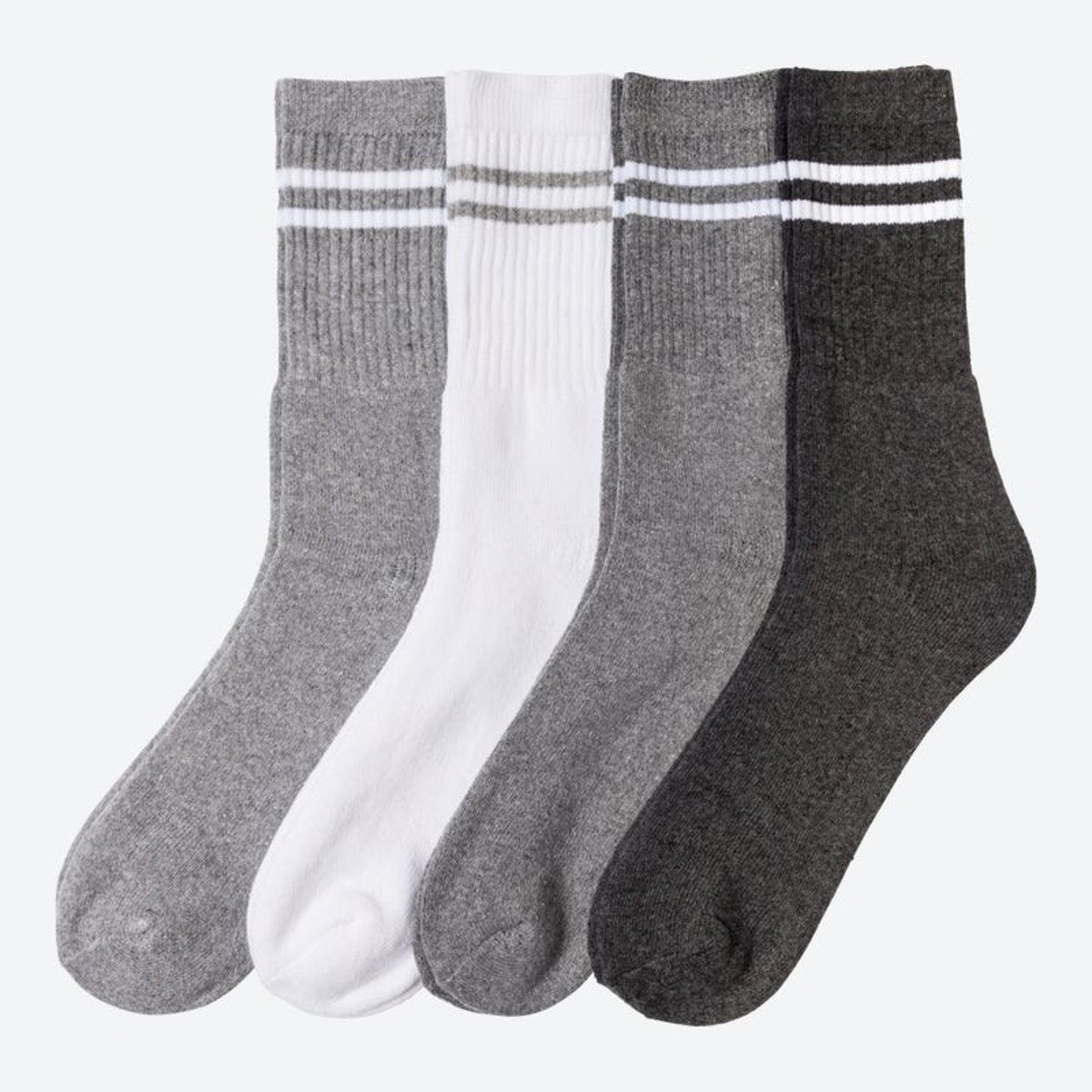 Bild 1 von Herren-Tennis-Socken mit Streifen, 4er-Pack