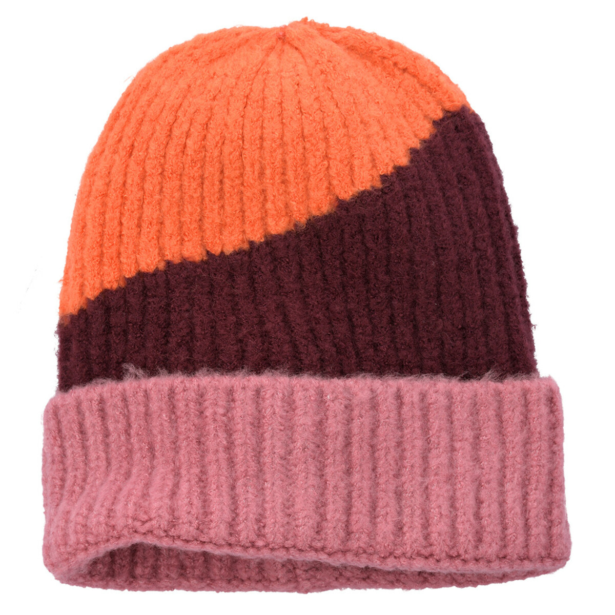 Bild 1 von Damen Strickmütze mit Blockstreifen
