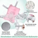 Bild 3 von AUFUN Babybadewanne Baby Badewanne PP&TPE Babywanne Badewannensitz, Faltbare