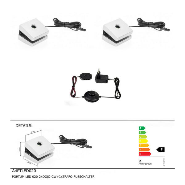 Bild 1 von Carryhome LED-KLEMMLEUCHTE Silber