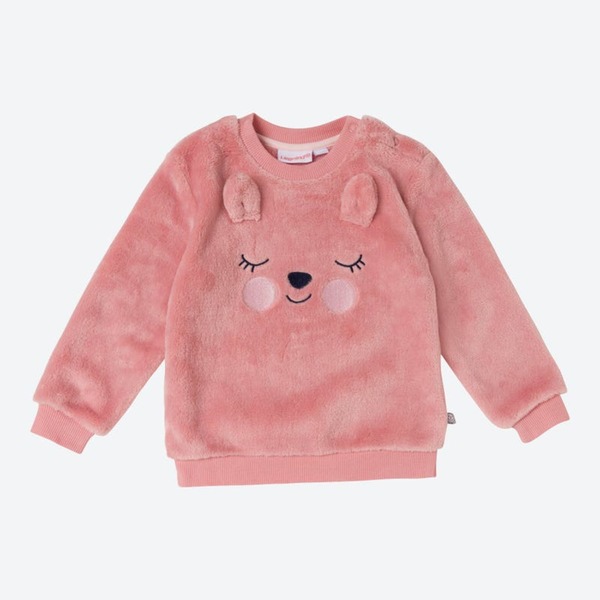 Bild 1 von Baby-Mädchen-Sweatshirt mit 3D-Applikationen