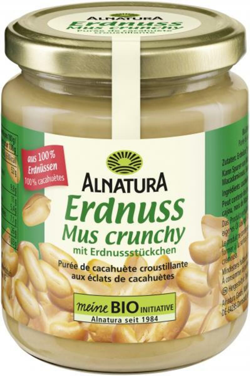 Bild 1 von Alnatura Erdnussmus Crunchy
