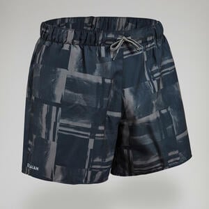 Boardshorts Surfen 100 15" Eco Strate schwarz