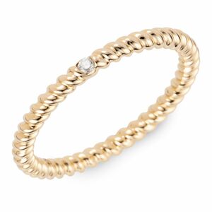 DIAMOUR Ring 1 Brillant ca. 0,02ct Gold 585