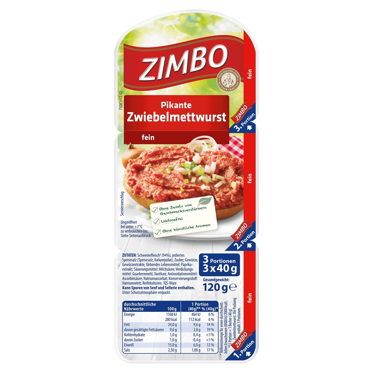 Bild 3 von ZIMBO Zwiebelmett 120 g