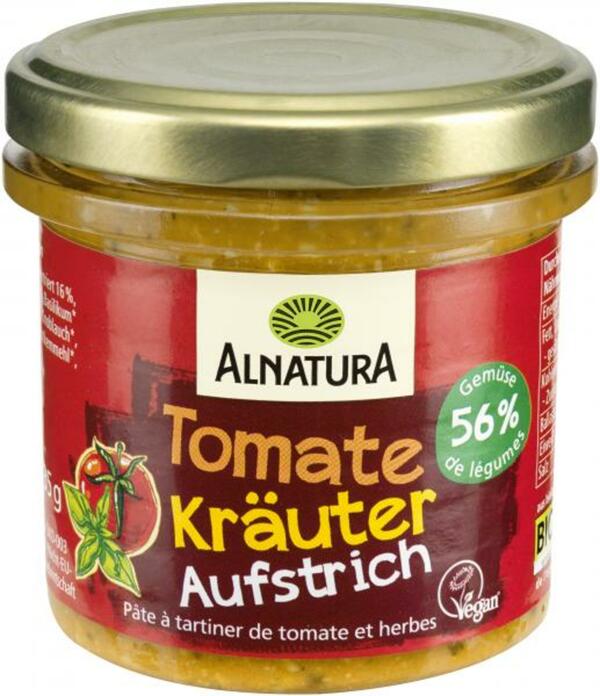 Bild 1 von Alnatura Aufstrich Tomate Kräuter