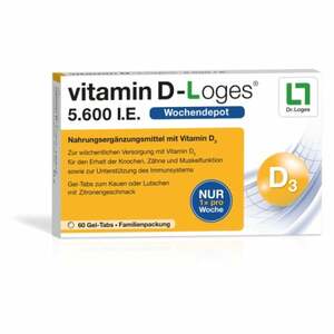 vitamin D-Loges 5.600 I.E. Wochendepot 60  St