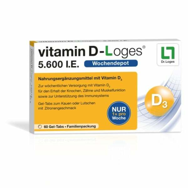 Bild 1 von vitamin D-Loges 5.600 I.E. Wochendepot 60  St