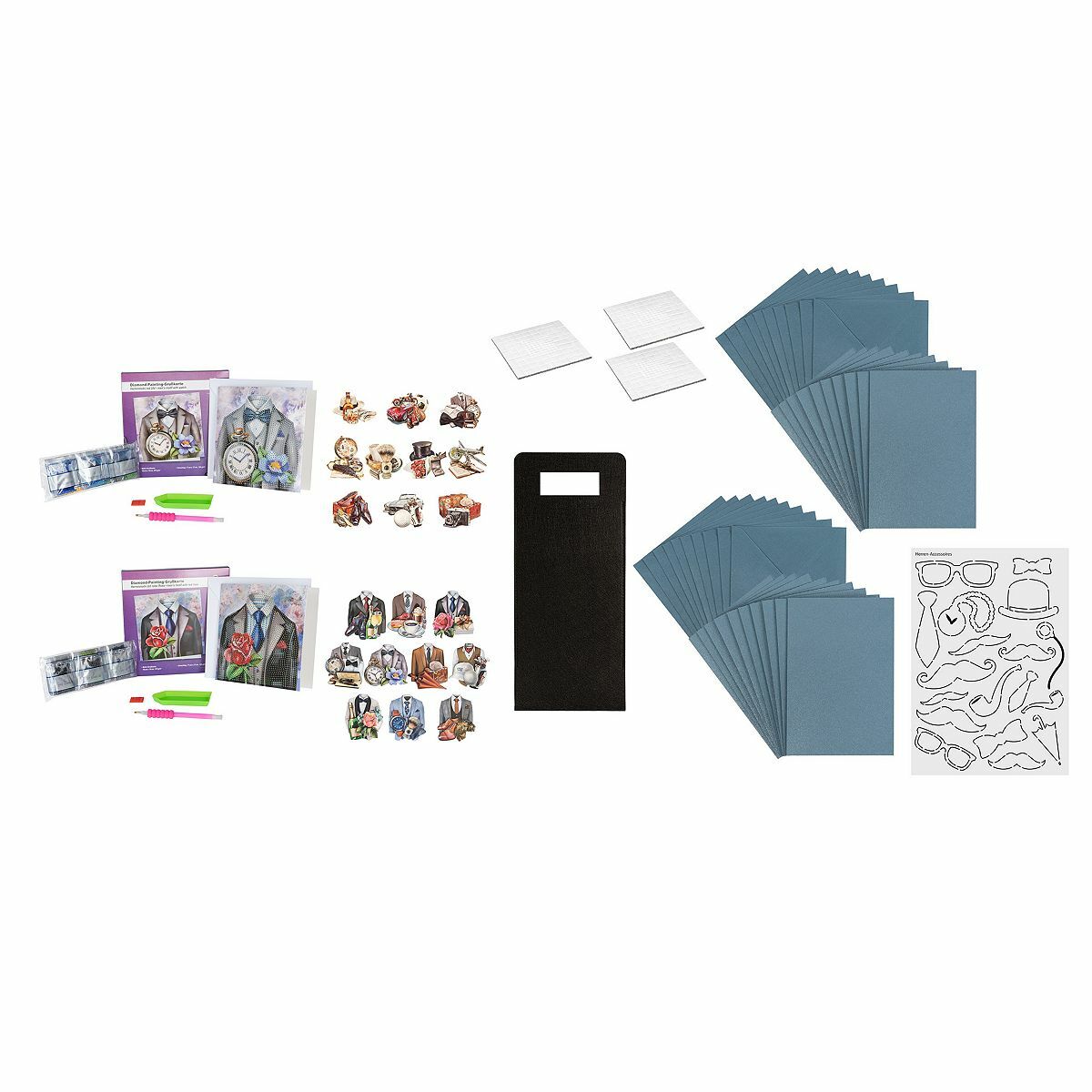 Bild 1 von KARIN JITTENMEIER Grußkarten-Set Herrenmotive inkl. 3D-Motive