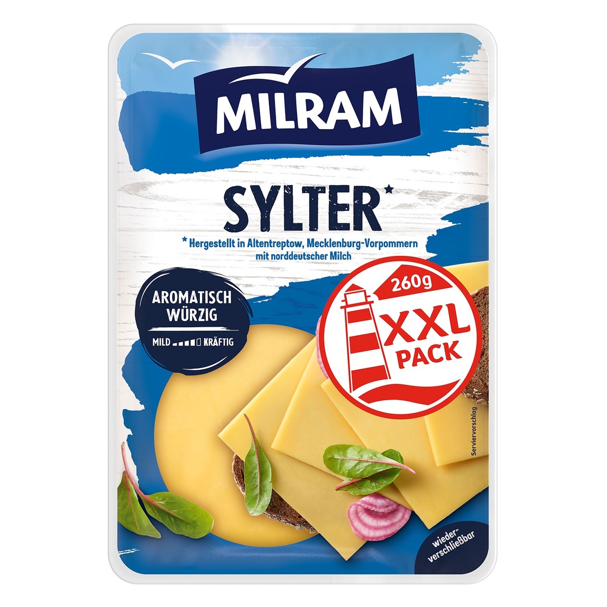 Bild 1 von MILRAM Käsescheiben 260 g