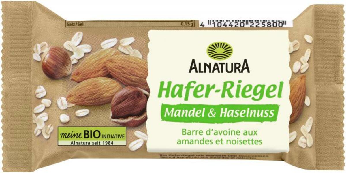 Bild 1 von Alnatura Hafer-Riegel Mandel & Haselnuss