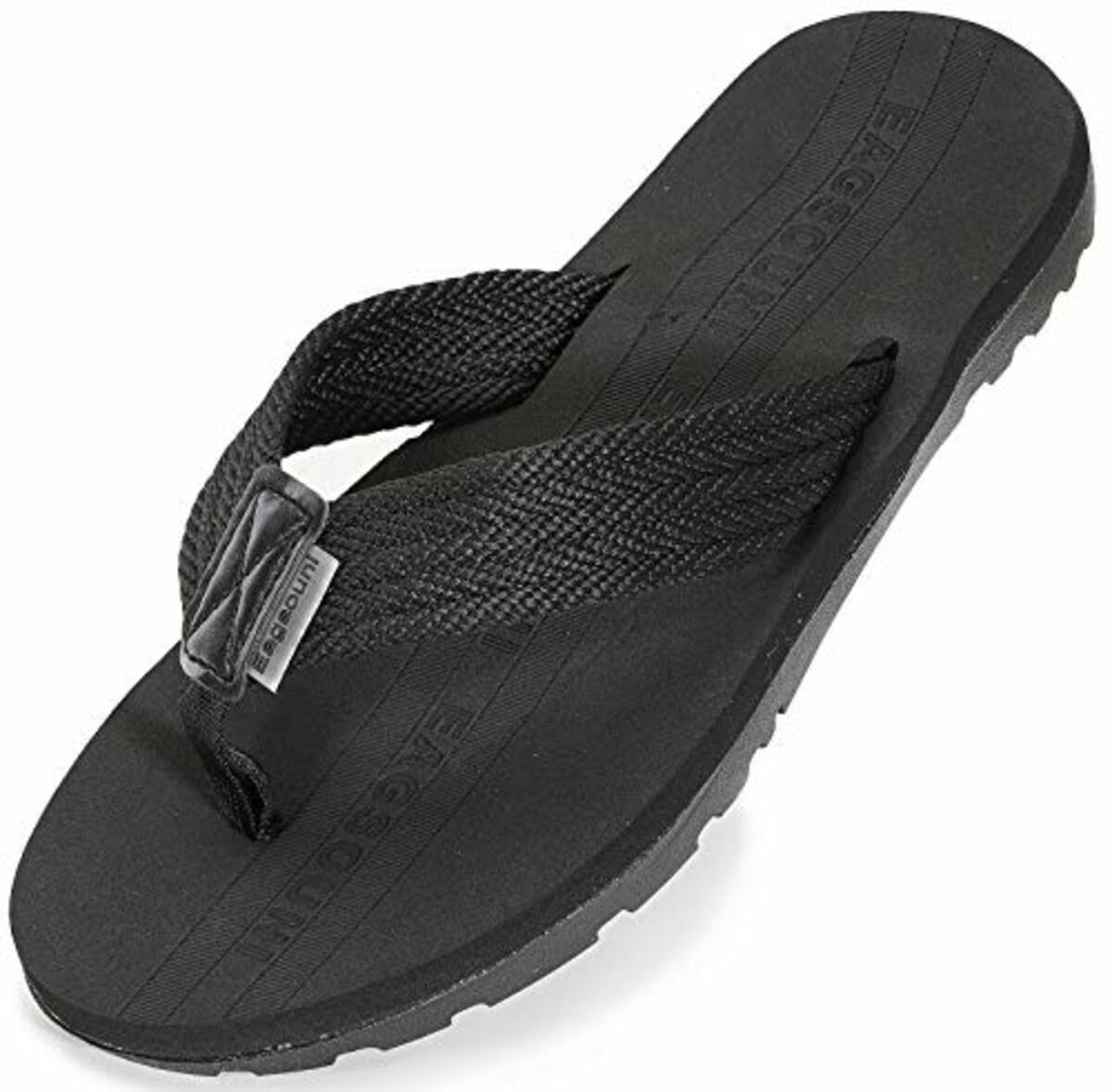 Bild 1 von Damen Herren Zehentrenner Sommer Flip Flops Badelatschen Hausschuhe Pantoletten, Schwarz Braun, 42 EU